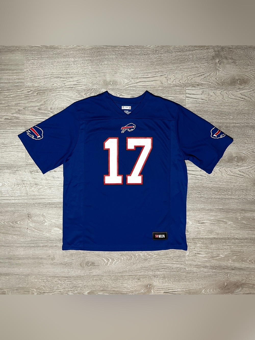NFLPA Josh Allen Buffalo Bills #17 Football Jersey